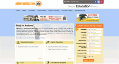 Desktop Screenshot of andorraeducation.info